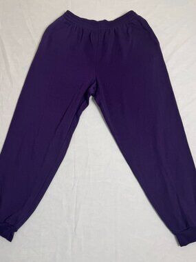 Vintage 80s Bolo Spirit PURPLE Sweat Pants Joggers Adult Medium